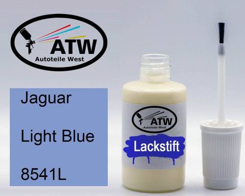 Jaguar, Light Blue, 8541L: 20ml Lackstift, von ATW Autoteile West.